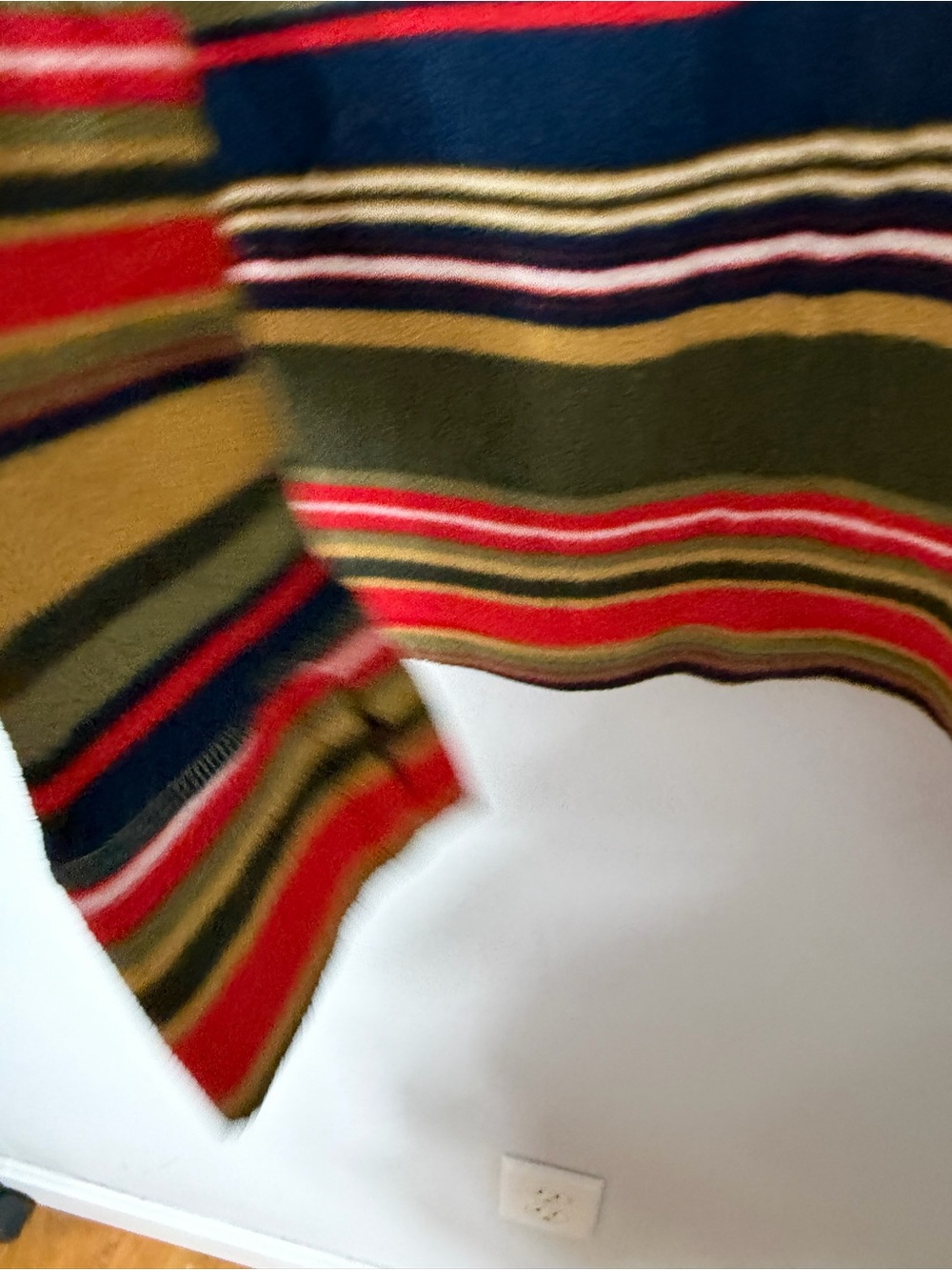 Burton Polar Fleece Crewneck Long Sleeve Striped Pullover XS *M - Picture 5 of 9
